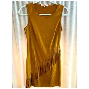 1st Kiss Faux Suede Size Medium Dress